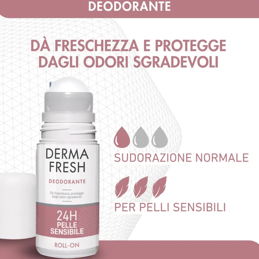 Dermafresh Deodorante Roll-on Pelle Sensibile 24h 50ml