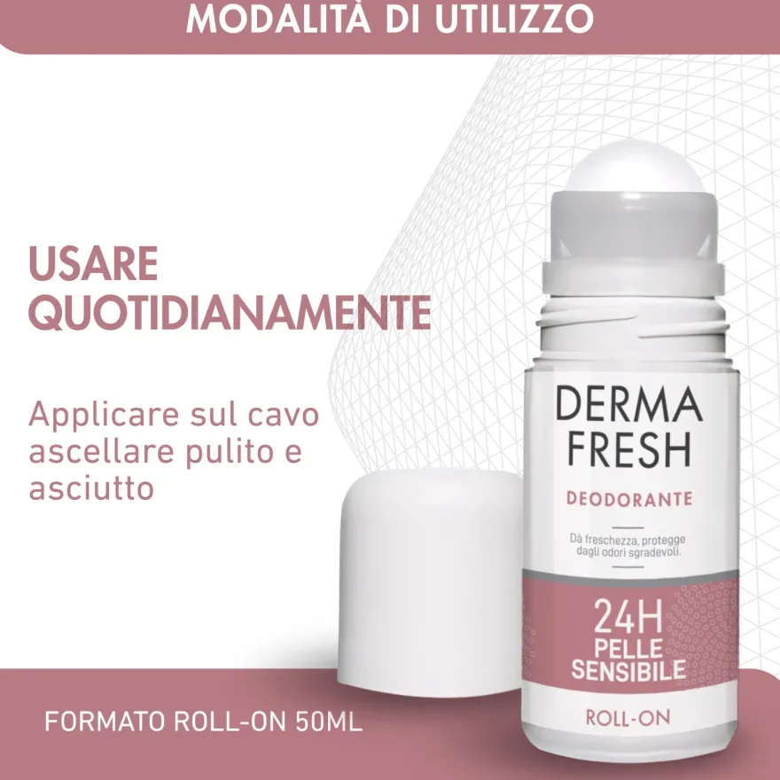 Dermafresh Deodorante Roll-on Pelle Sensibile 24h 50ml