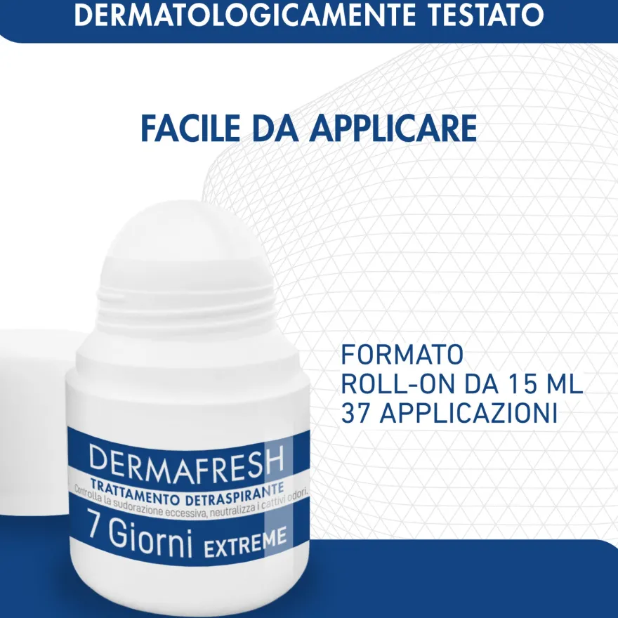 Dermafresh 7 Giorni Extreme Trattamento Detraspirante Roll On 15ml