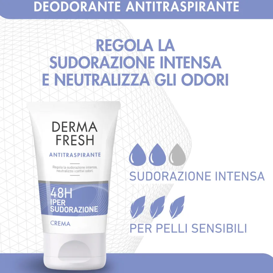 Dermafresh Ipersudorazione Efficace 48h Crema Antitraspirante 50ml
