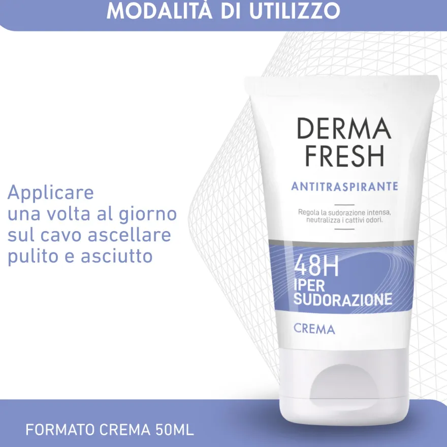 Dermafresh Ipersudorazione Efficace 48h Crema Antitraspirante 50ml