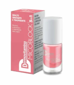 Dermovitamina Micoblock 3 In 1 Smalto Idratante E Traspirante Rosa 5ml