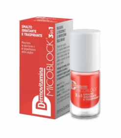 Dermovitamina Micoblock 3 In 1 Smalto Idratante E Traspirante Arancio Brillante 5ml