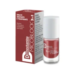 Dermovitamina Micoblock 3 In 1 Smalto Idratante E Traspirante Rosso Mattone 5ml