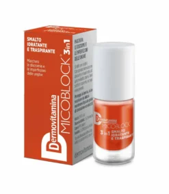 Dermovitamina Micoblock 3 In 1 Smalto Idratante E Traspirante Arancio Scuro 5ml
