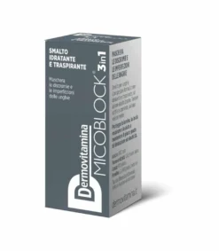 Dermovitamina Micoblock 3 In 1 Smalto Idratante E Traspirante Grigio 5ml