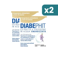 Diabephit Integratore Metabolico 2 confezioni da 500ml