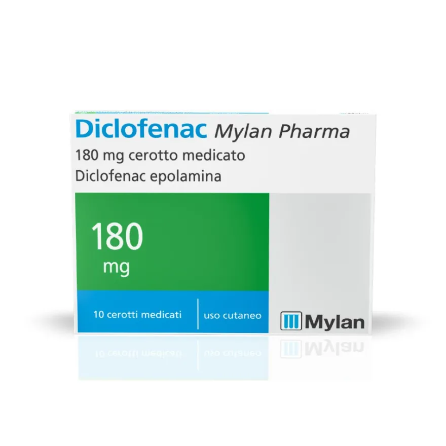 Diclofenac 180mg Cerotto Medicato Antinfiammatorio 10 Pezzi