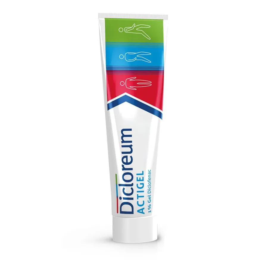 Dicloreum Actigel Gel 1% 50g