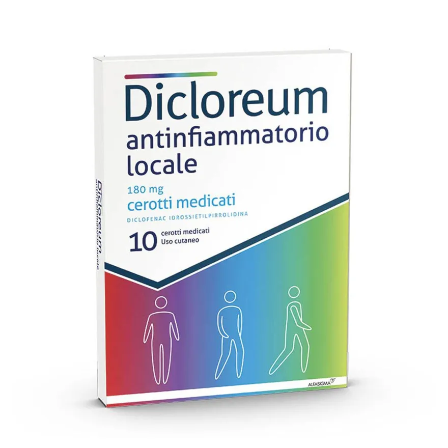 Dicloreum Antinfiammatorio Locale 10 Cerotti Medicati