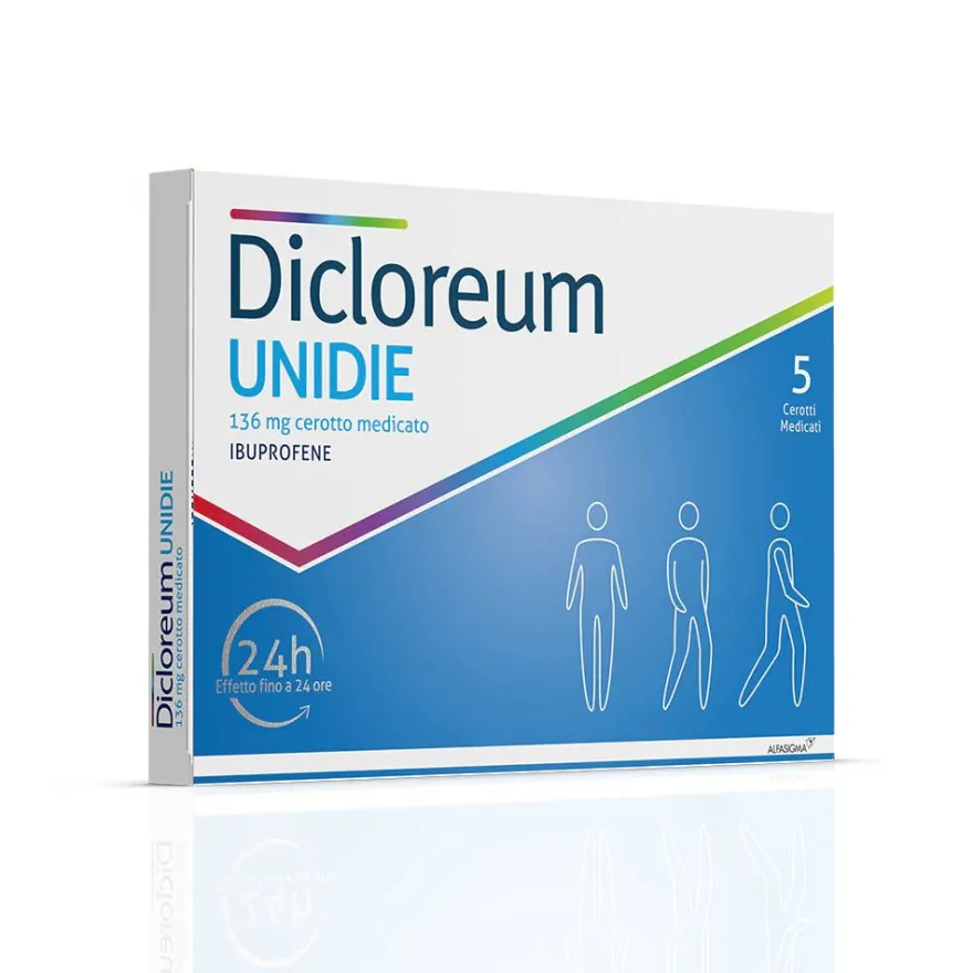 Dicloreum Unidie 5 Cerotti Medicati