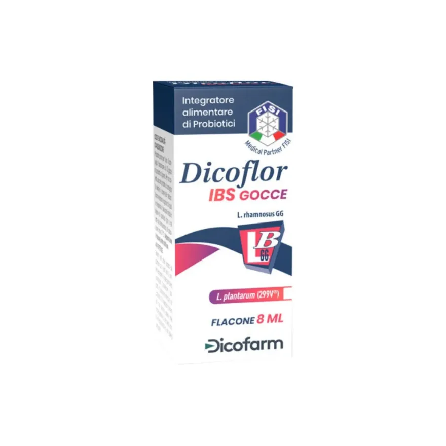 Dicoflor Ibs Gocce Integratore Probiotici Flora Intestinale 8ml
