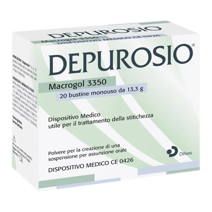 Difass Depurosio Trattamento Stitichezza 20 Bustine
