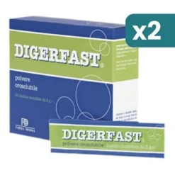 Digerfast Polvere 2 confezioni da 24 Bustine 2g