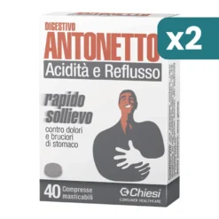 Digestivo Antonetto Acidità E Reflusso 2 confezioni