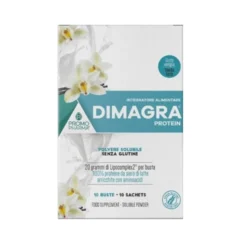 Dimagra Protein Polvere Solubile Gusto Vaniglia 10 Bustine