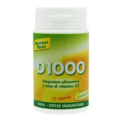 D1000 Integratore Ossa Difese Immunitarie 70 Capsule