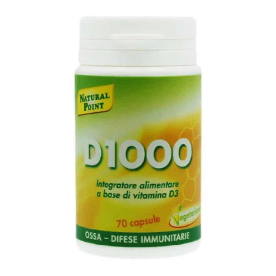 D1000 Integratore Ossa Difese Immunitarie 70 Capsule