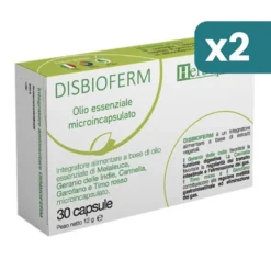 Disbioferm Integratore Funzione Digestiva 2 confezioni da 30 Capsule