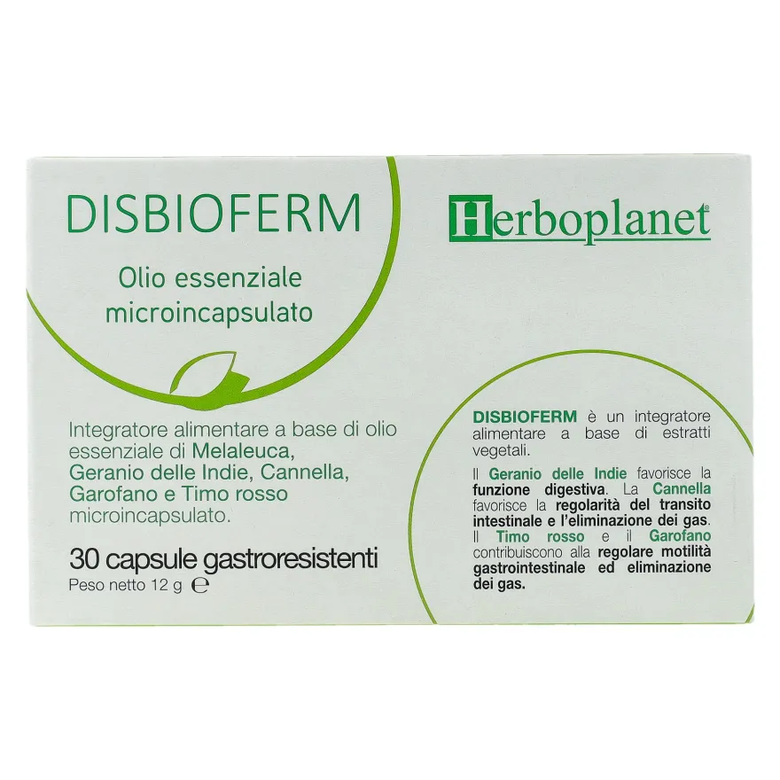 Disbioferm Integratore Funzione Digestiva 30 Capsule