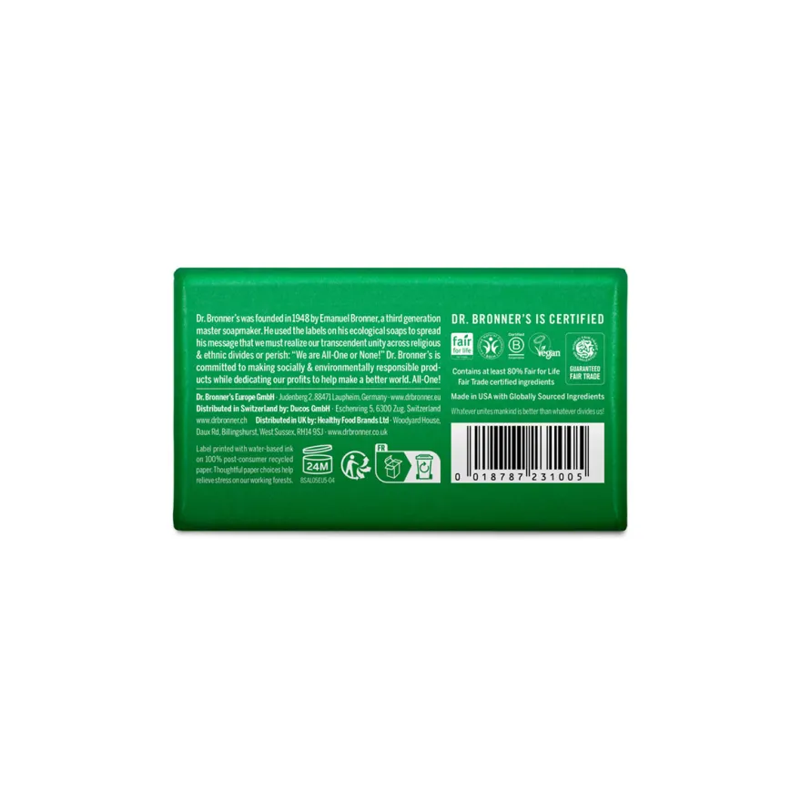 Dr. Bronner's Bar Soap Almond 140g