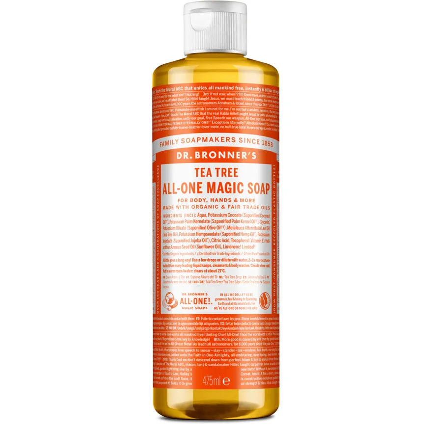 Dr. Bronner's 18 In 1 Liquid Soap Tea Tree 475ml