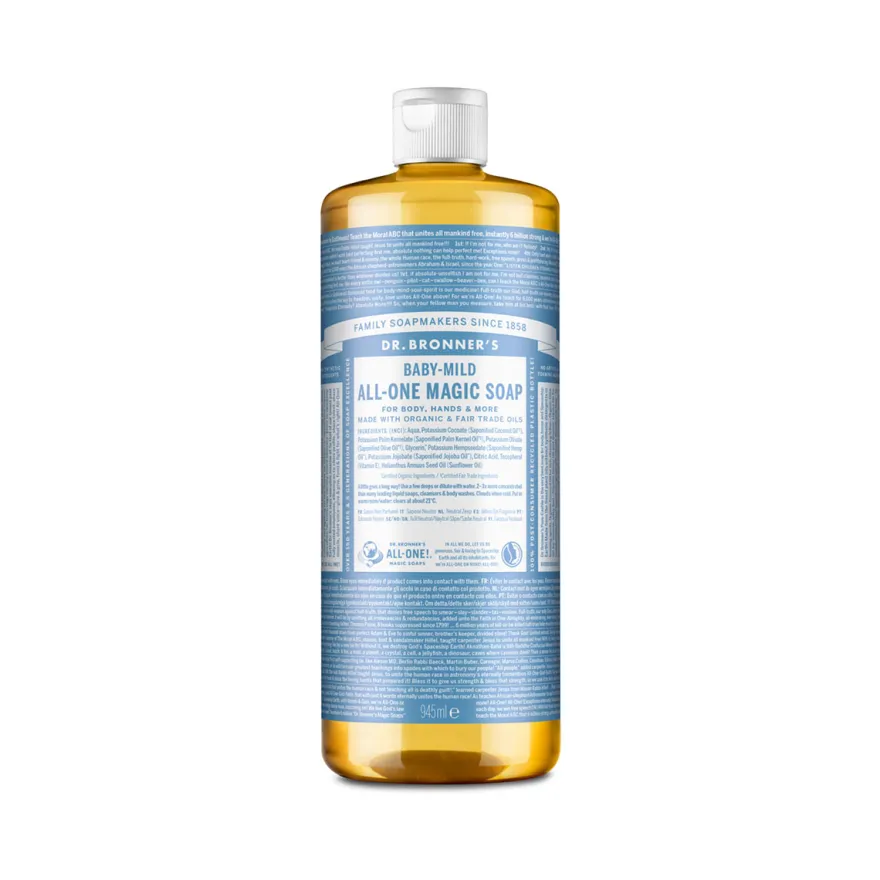 Dr. Bronner's 18 In 1 Liquid Soap Unscented 945ml