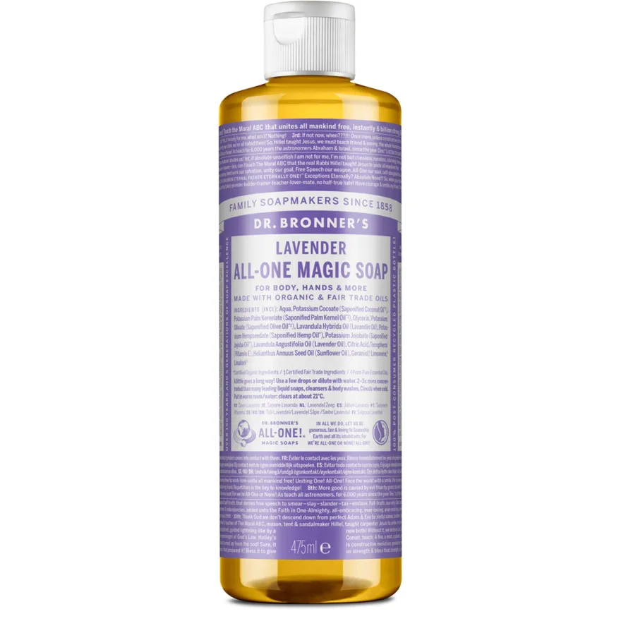 Dr. Bronner's 18 In 1 Sapone Liquido Lavanda 475ml