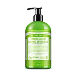 Dr.bronner's Sapone Di Zucchero Bio Lemongrass And Lime 355ml
