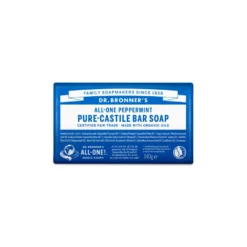 Dr. Bronner's Sapone Solido Menta Piperita 140g