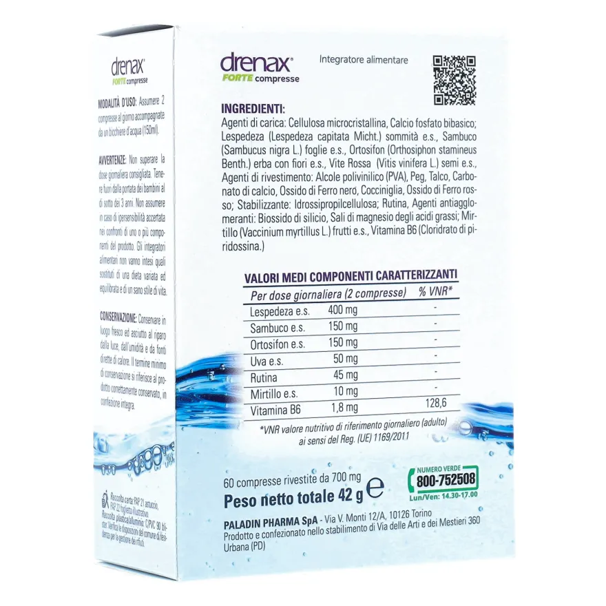 Drenax Forte Mirtillo 60 Compresse