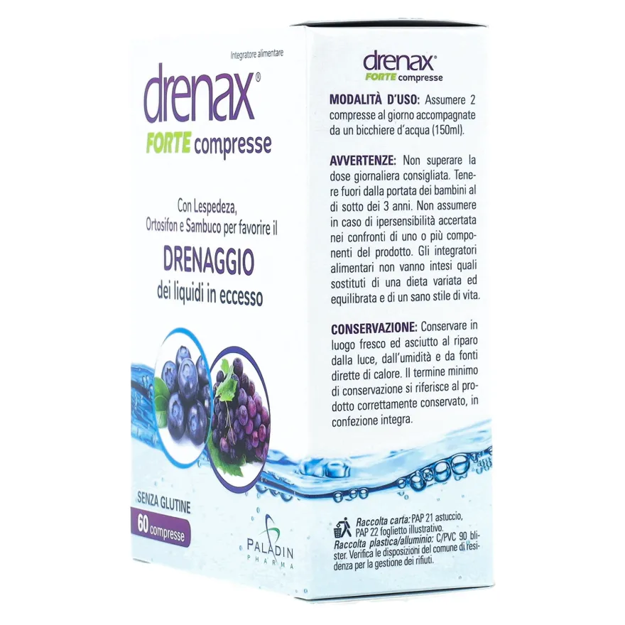 Drenax Forte Mirtillo 60 Compresse