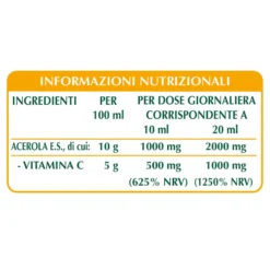 Dr.giorgini Acerola Estratto Titolato 50% In Vitamina C 200ml