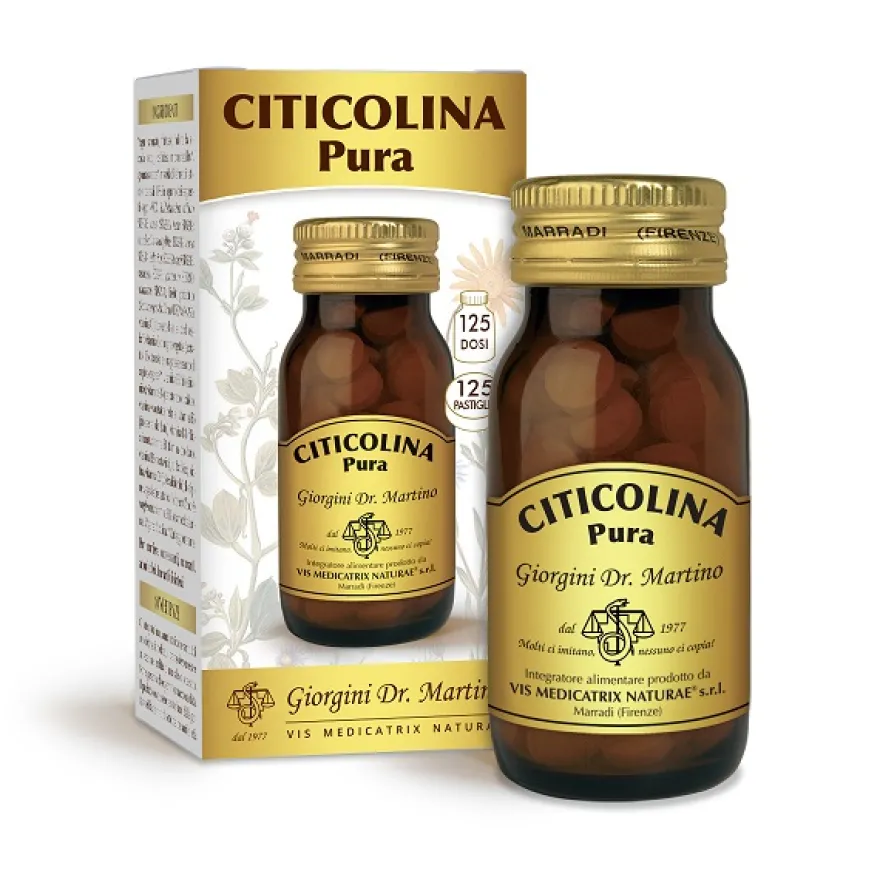 Dr. Giorgini Citicolina Pura Integratore Per Memoria E Funzione Cognitiva 125 Pastiglie