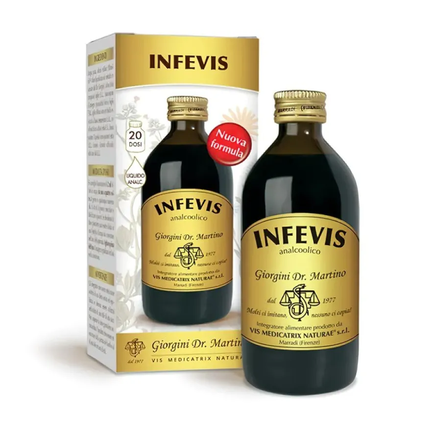 Dr. Giorgini Infevis Liquido Analcolico Integratore Difese Immunitarie 200ml
