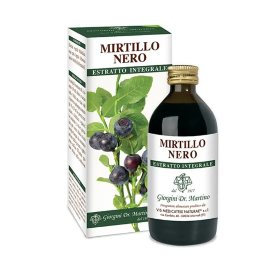 Dr. Giorgini Mirtillo Nero Estratto Integrale Integratore Drenante 200ml