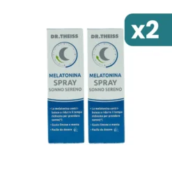 Dr.theiss Dormitum + Melatonina Spray Integratore Sonno 2 confezioni da 30ml