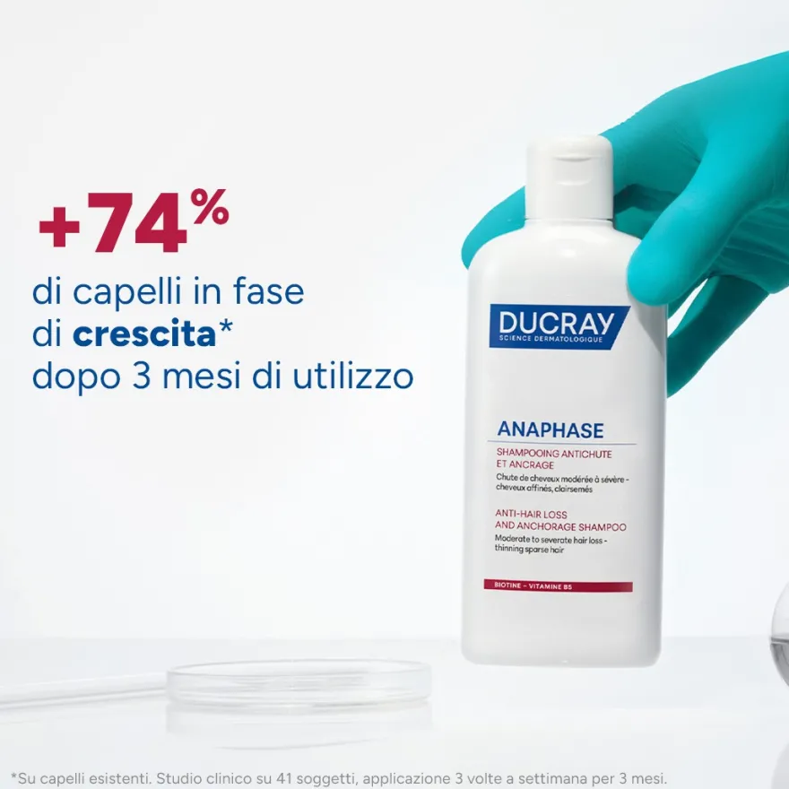 Ducray Anaphase Shampoo Contro La Caduta E L'assottigliamento Dei Capelli 400ml