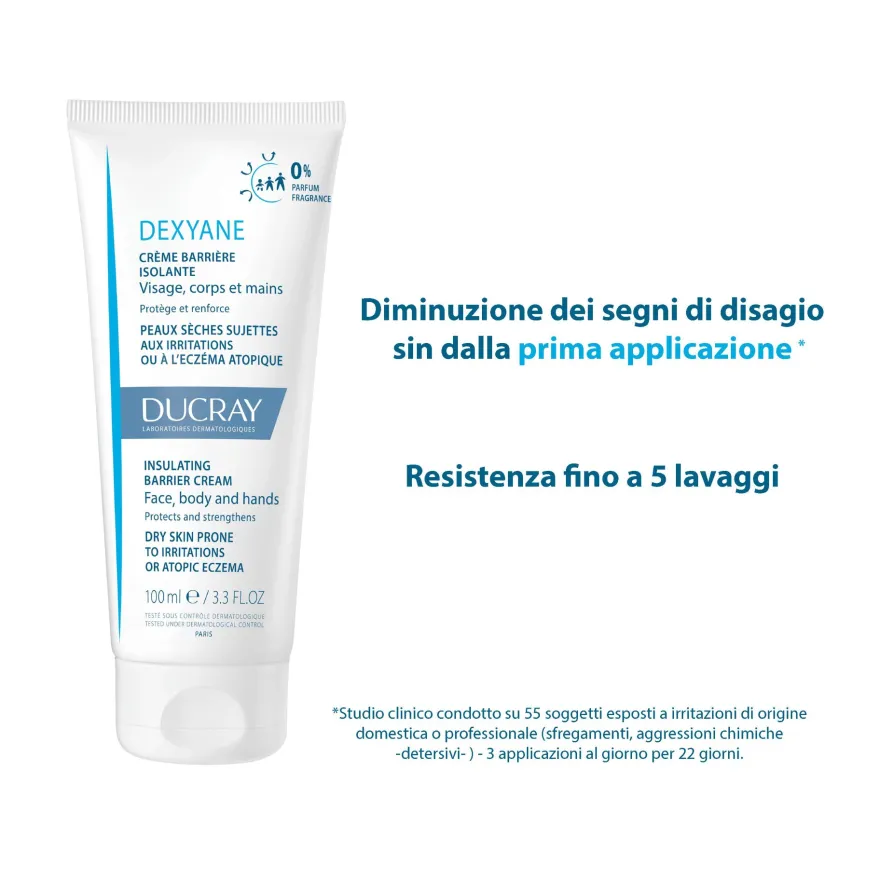 Ducray Dexyane Crema Barrier Azione Protettiva Anti-irritazione Pelle Secca A Tendenza Atopica 100 Ml