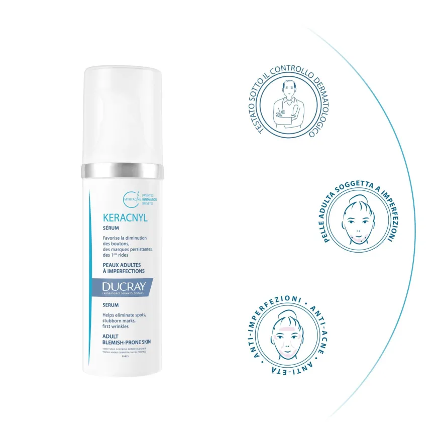 Ducray Keracnyl Siero Viso Anti-imperfezioni 30ml