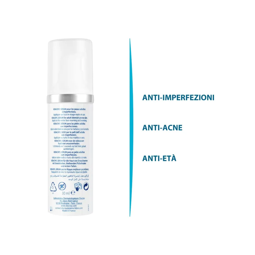 Ducray Keracnyl Siero Viso Anti-imperfezioni 30ml