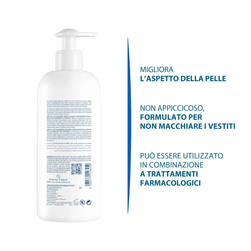 Ducray Kertyol P.s.o. Balsamo Idratante Quotidiano Trattamento Contro La Psoriasi 400ml