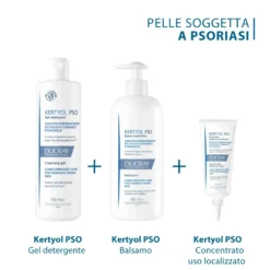 Ducray Kertyol P.s.o. shampoo contro la psoriasi bipacco 2x125ml