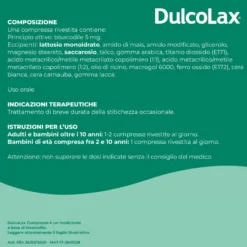 Dulcolax Compresse Rivestite Contro La Stitichezza Occasionale