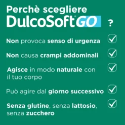 Dulcosoft Go Lassativo Delicato Con Macrogol 4000 20 Stick