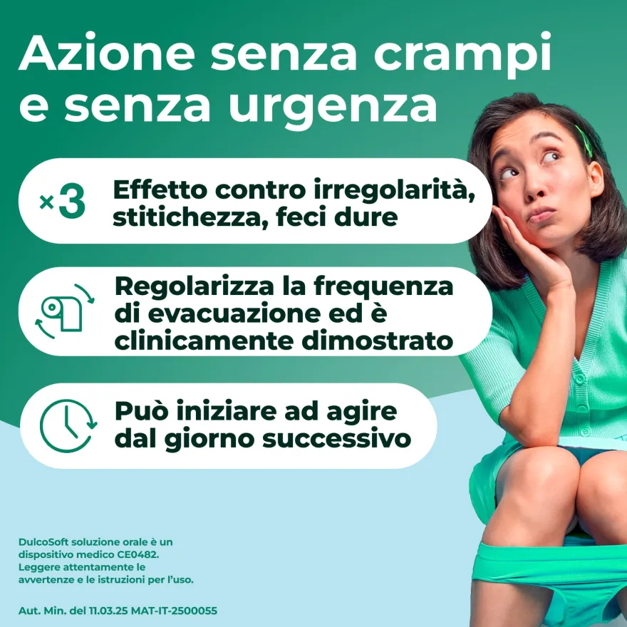 Dulcosoft Soluzione Orale Lassativo Macrogol Per Stitichezza 250ml