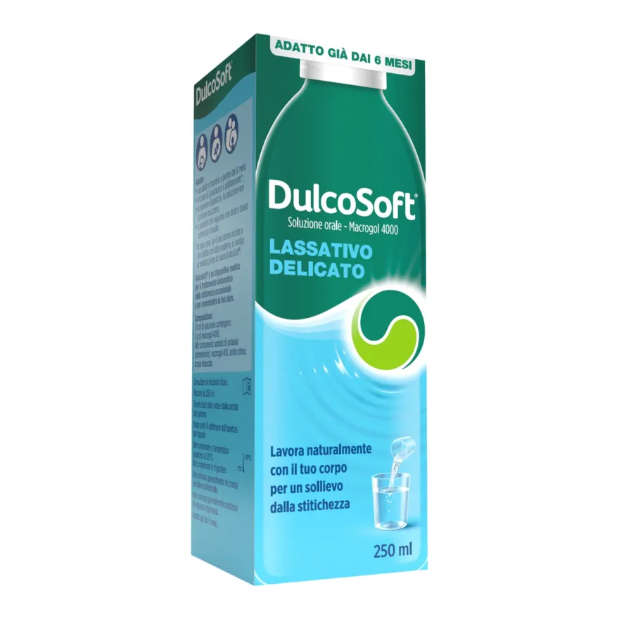 Dulcosoft Soluzione Orale Lassativo Macrogol Per Stitichezza 250ml