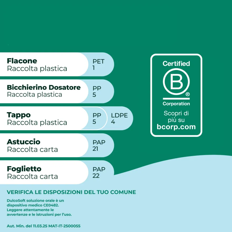 Dulcosoft Soluzione Orale Lassativo Macrogol Per Stitichezza 250ml