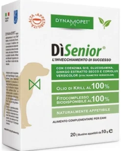 Dynamopet Disenior Alimento Complementare Cane 20 Bustine 10g