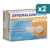Efferalgan 330mg Con Vitamina C Trattamento Influenza 2 confezioni da 20 Compresse Effervescenti